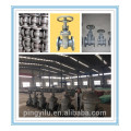 cast steel Russian cuniform stem gate valve prices for oil water gas china supply